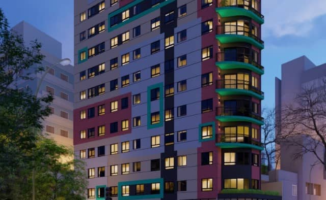 Rêver d’un bâtiment coloré